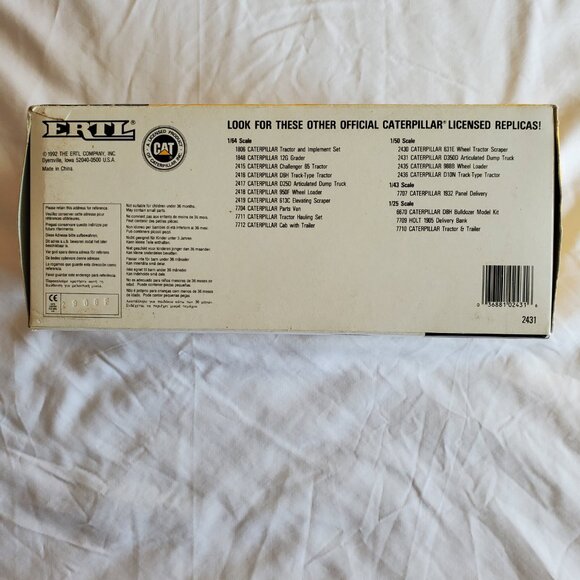 VINTAGE (1992) ERTL CAT D350D Articulated Dump Truck 1/50 Scale 2431 - Picture 5 of 5